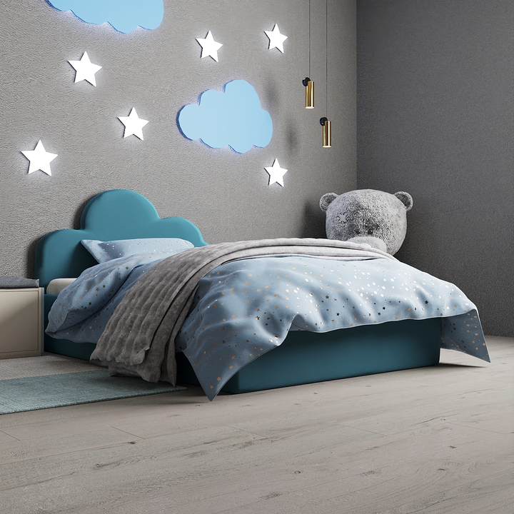 Кровать детская с подъемным механизмом Облако, 90х200