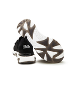 Кожаные кроссовки blaze monogram kc knit mix Karl Lagerfeld - черный(KL52440)