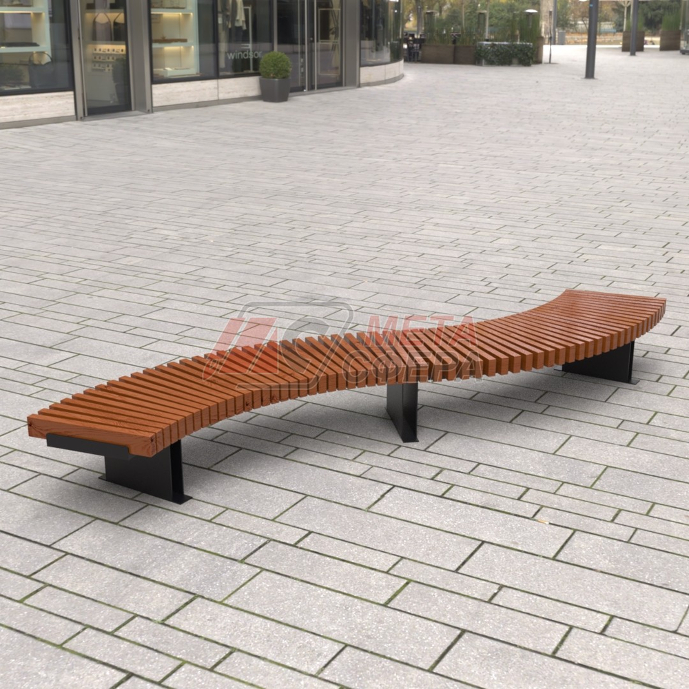 Лавка Rail Road 03 Змейка