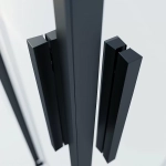 Душевой уголок Vincea Soft 2 90х90 VSS-3SO2900CLB стекло прозрачное/профиль черный