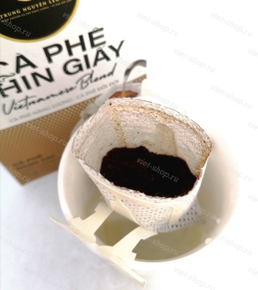 Вьетнамский молотый кофе Trung Nguyen Legend Американо в дриппакетах, 10 шт.