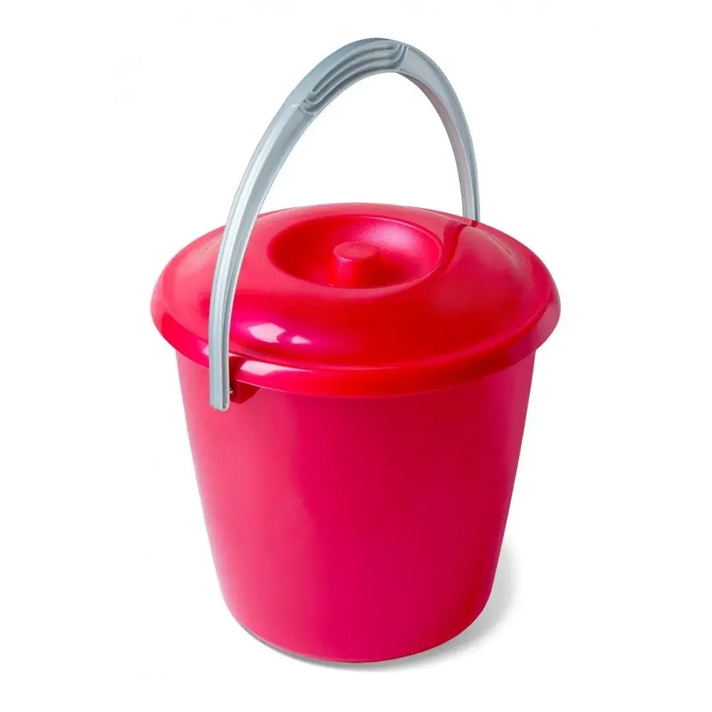 Ведро Соло 7л красное С632КРА (комплект 20 шт)