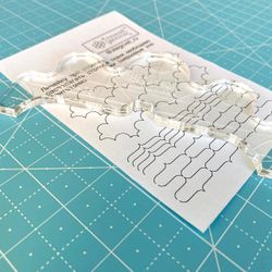 Линейка для стежки №56, 6 мм  (арт. ZD-56)