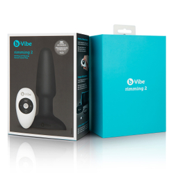 b-Vibe Rimming Plug 2 - Анальная пробка с риммингом