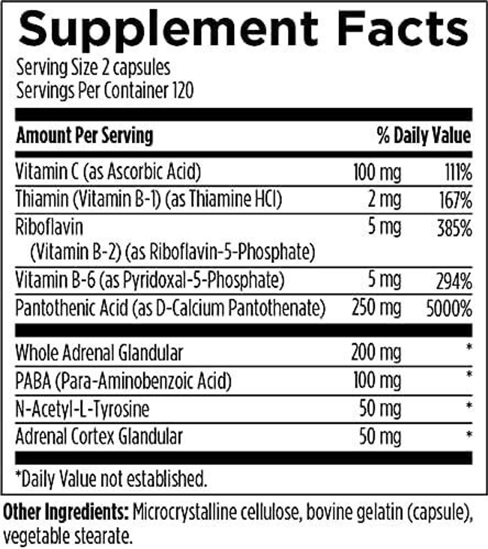 Designs For Health - Adrenal Complex - 240 capsules