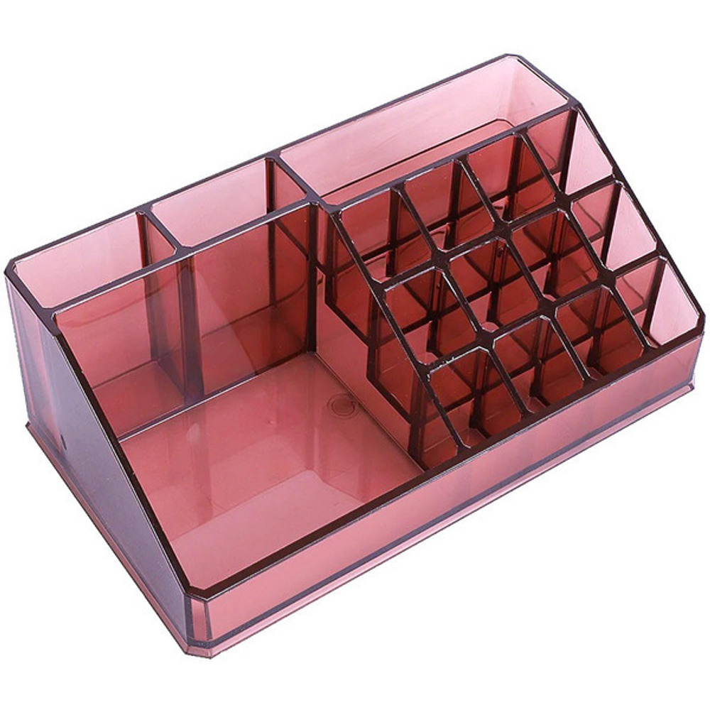 Органайзер для хранения «САНТОРИЯ», цвет винный, 16 отделений, 22,5*13*8см (коробка)