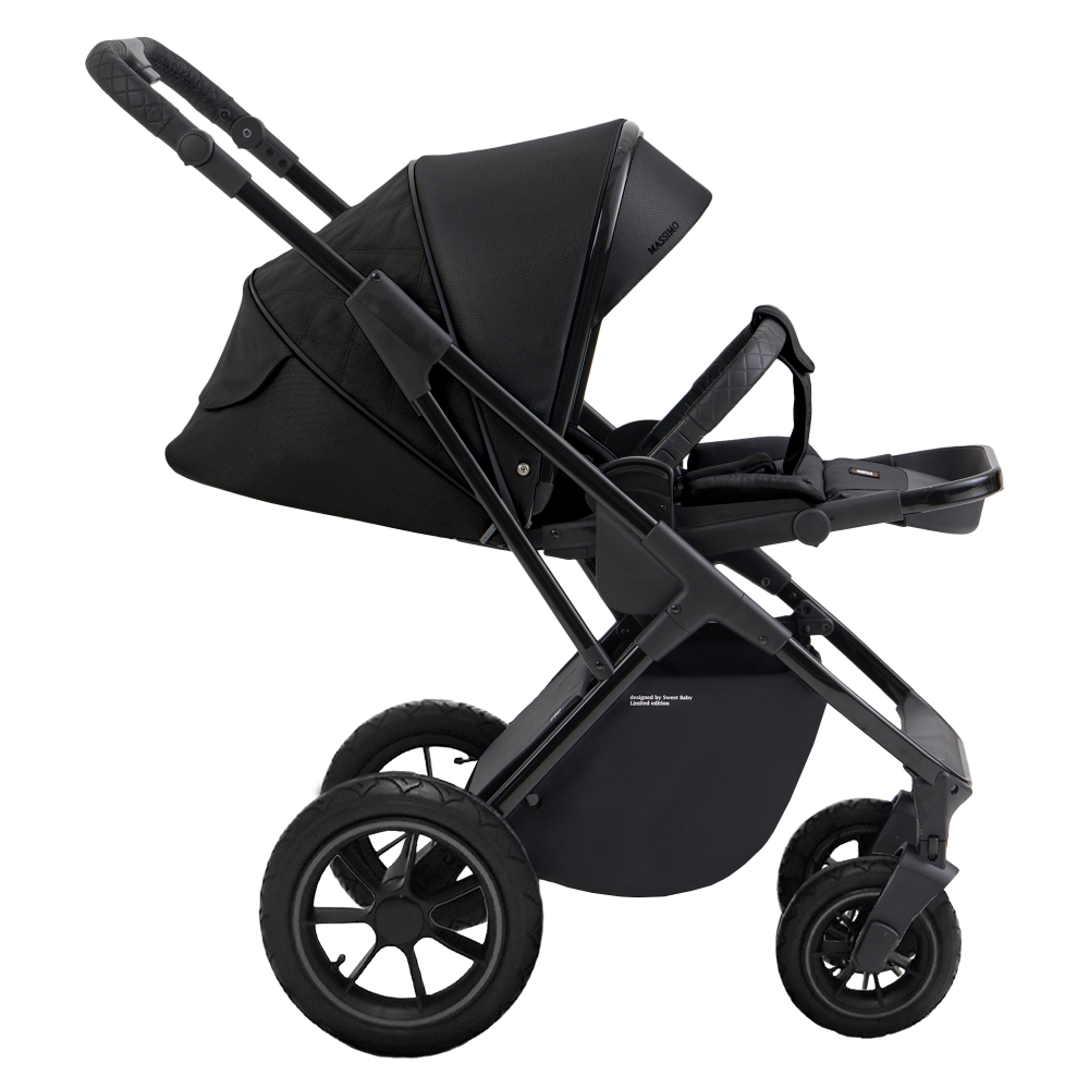 Коляска 2в1 Sweet Baby Massimo Black (Air)