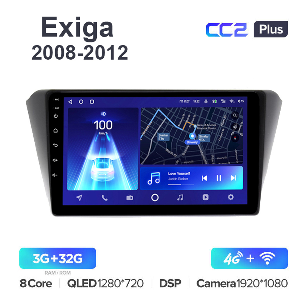 Teyes CC2 Plus 9"для Subaru Exiga 2008-2012