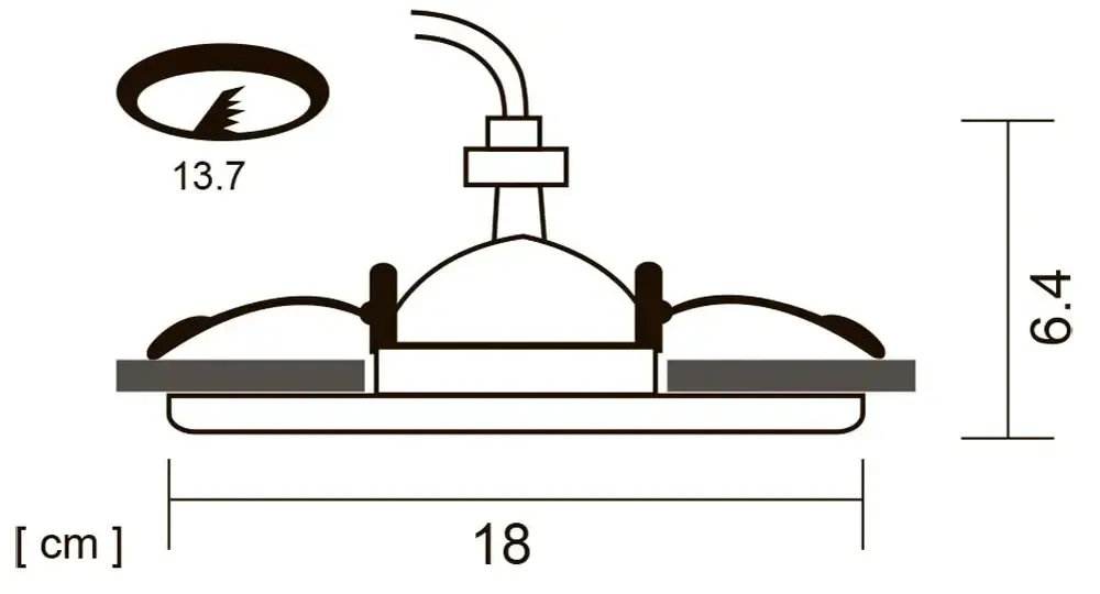 Точечный встраиваемый светильник Arte Lamp