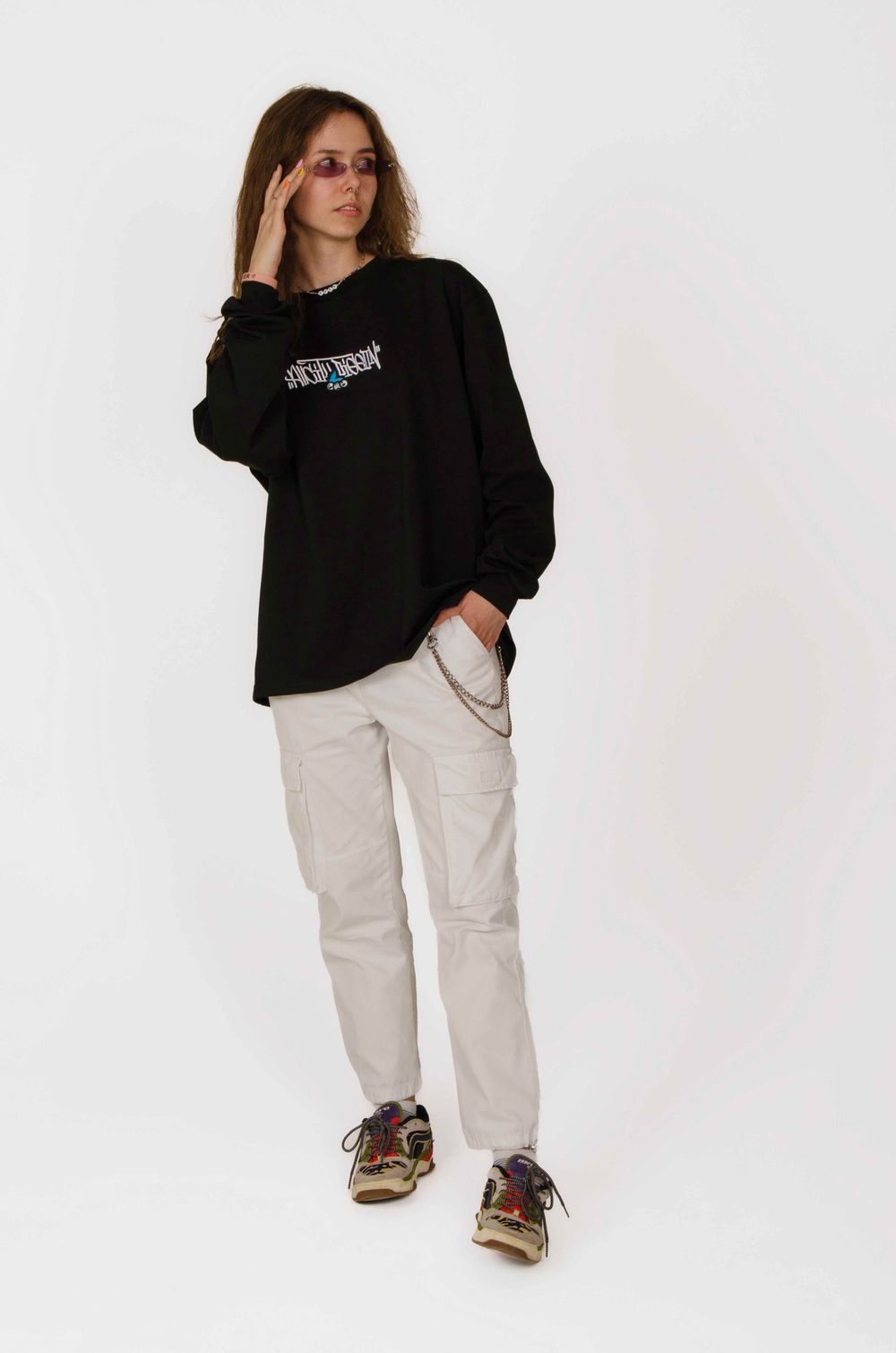 Лонгслив All City Pigeon Черный