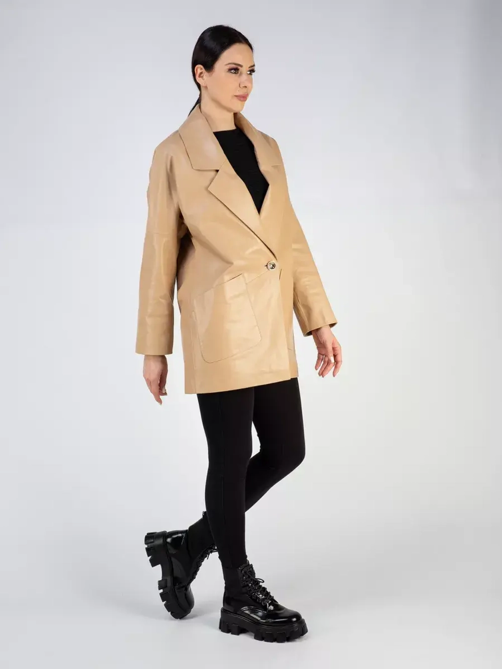 Куртка кожаная натуральная Турция пиджак