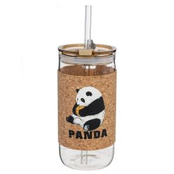 GAEM Бутылка с трубочкой, 410 мл, L7 W7 H15 см, 4в.