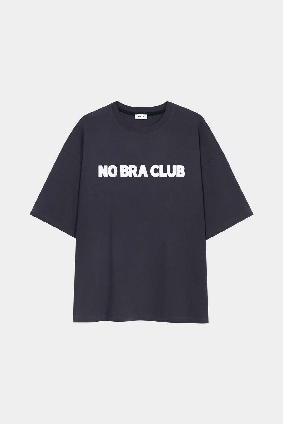 Футболка с принтом "No bra club"
