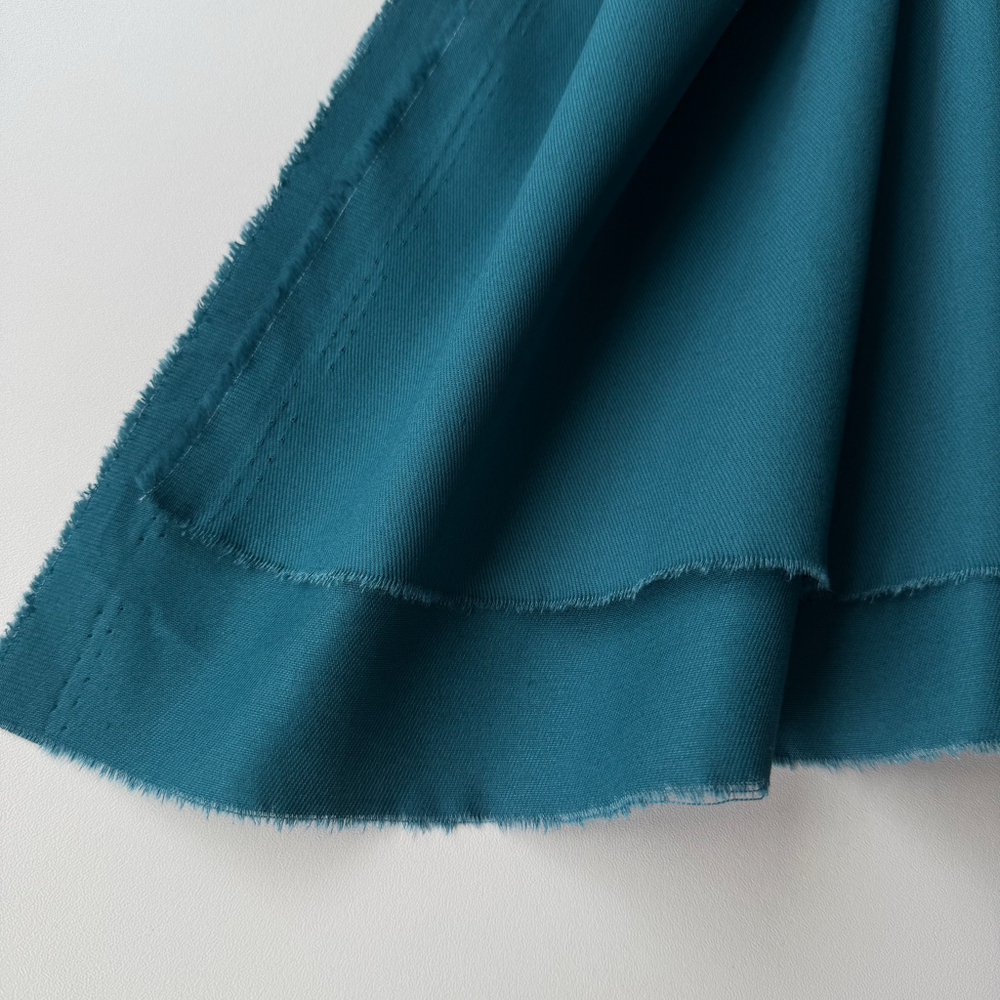 Джинса хлопковая (плотность 195 гр/м2) Петроль