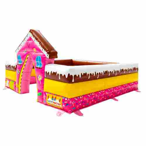Надувная игровая комната «Сладкий дом», 3,5×3,5×2 м