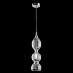 Светильник подвесной Crystal Lux IRIS SP1 B TRANSPARENT