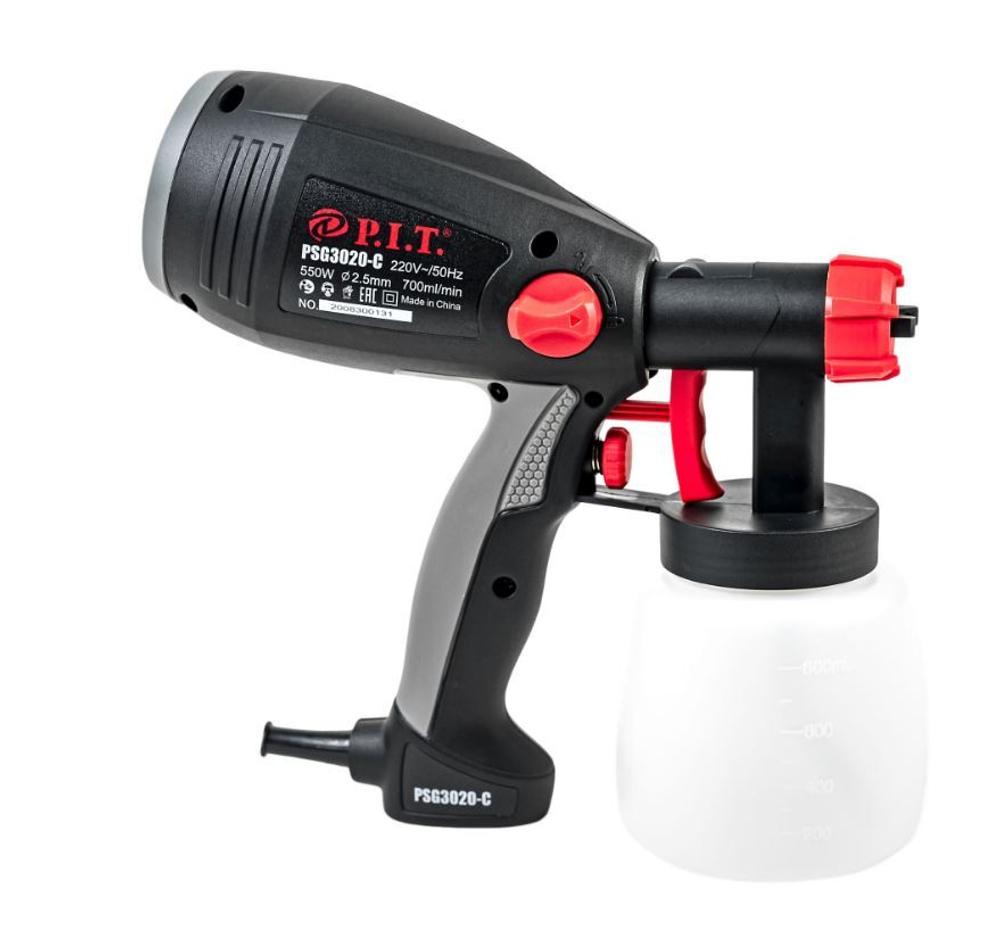 Краскораспылитель PSG 3020-C Мастер (550Вт, 700мл/мин, 35 DIN, сопло 2,5,ем.бачка 0,8,SDS зазъем)