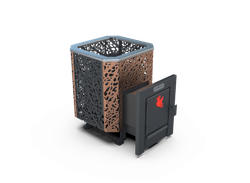 Банная печь Душа- 15 Сетка Леопард