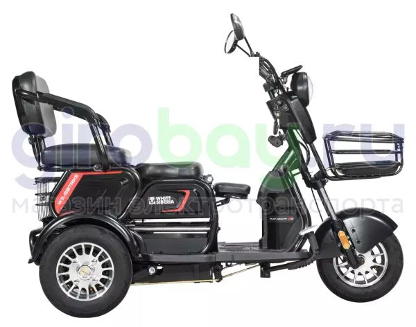Электроскутер WHITE SIBERIA SIBTRIKE 2000W фото №3