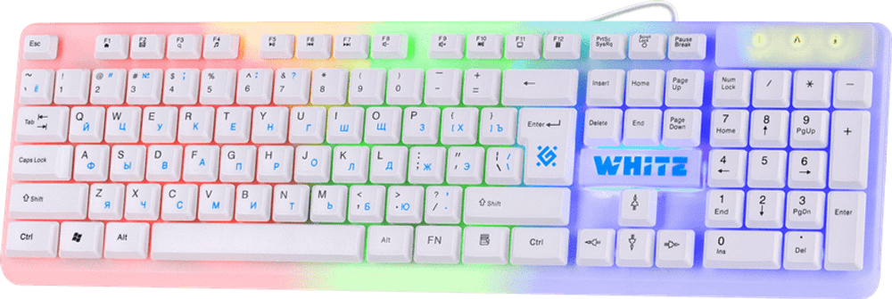 Клавиатура Defender White GK-172