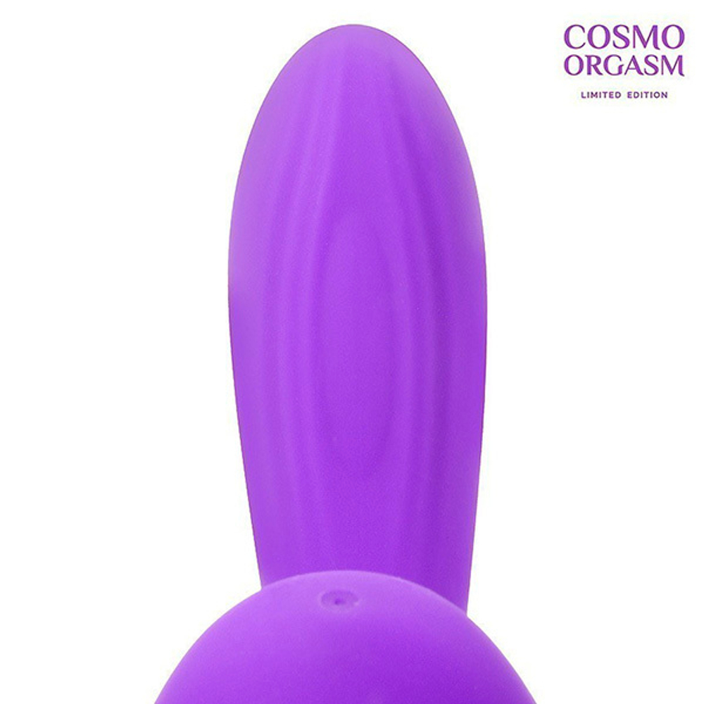 Фиолетовый вибромассажер 18см Bior Toys Cosmo Orgasm CSM-23164
