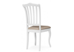 Стул деревянный Woodville Виньетта бежевый, ножки белые