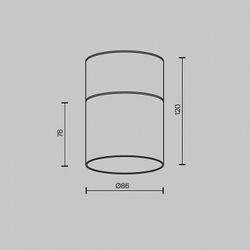 Накладной светильник Maytoni Glory C094CL-GX53-BS