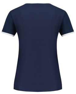 Женская теннисная футболка Le Coq Sportif Tennis T-Shirt Short Sleeve N°2 - dress blues/new optical white