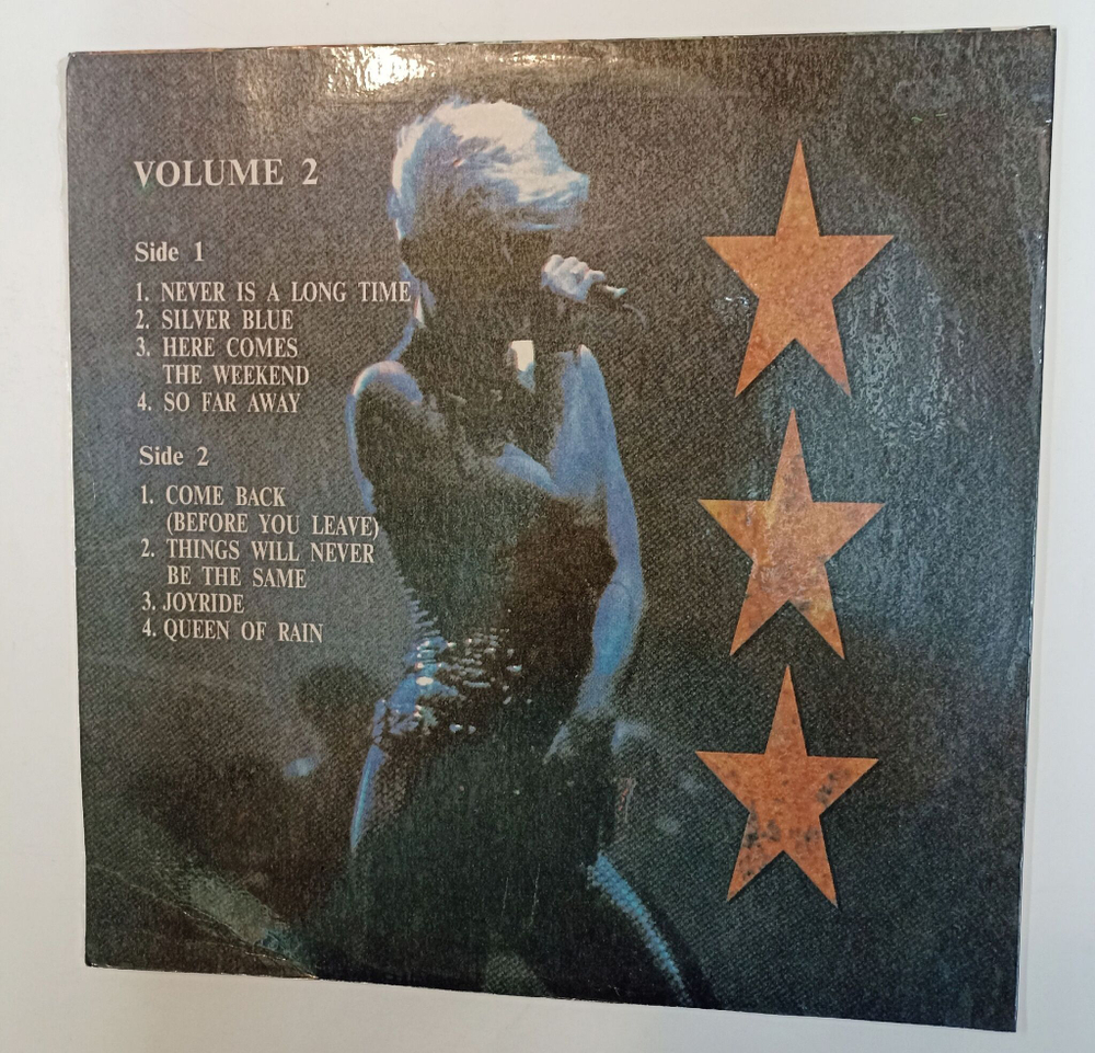 Винтажная виниловая пластинка LP Roxette Tourism Volume 2 (Россия 1993)