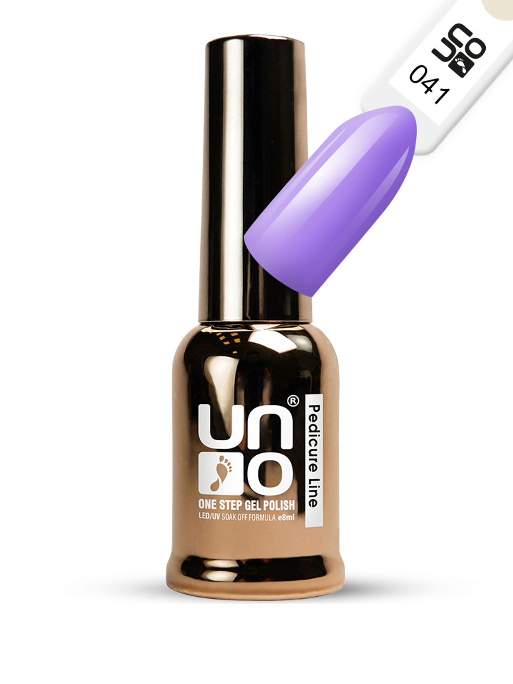 Uno Однофазный гель-лак 41 Pedicure Line, 8мл