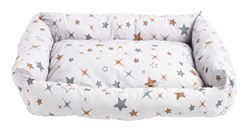 Моськи-Авоськи Лежанка СКАЗКА поплин M 58х46х16 ЗВЕЗДЫ