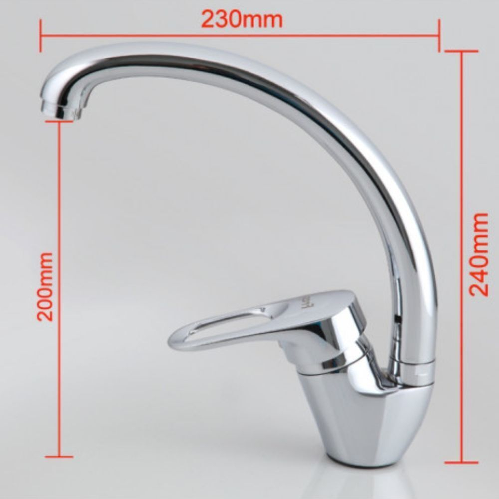 Смеситель для кухни, Frap, с картриджем, хром, F4129-B