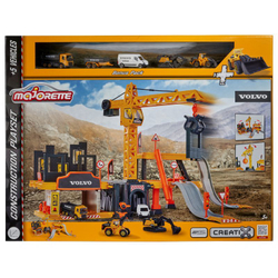 Игровой набор Majorette - строительный комплект Creatix Volvo, 5 машинок 2050032