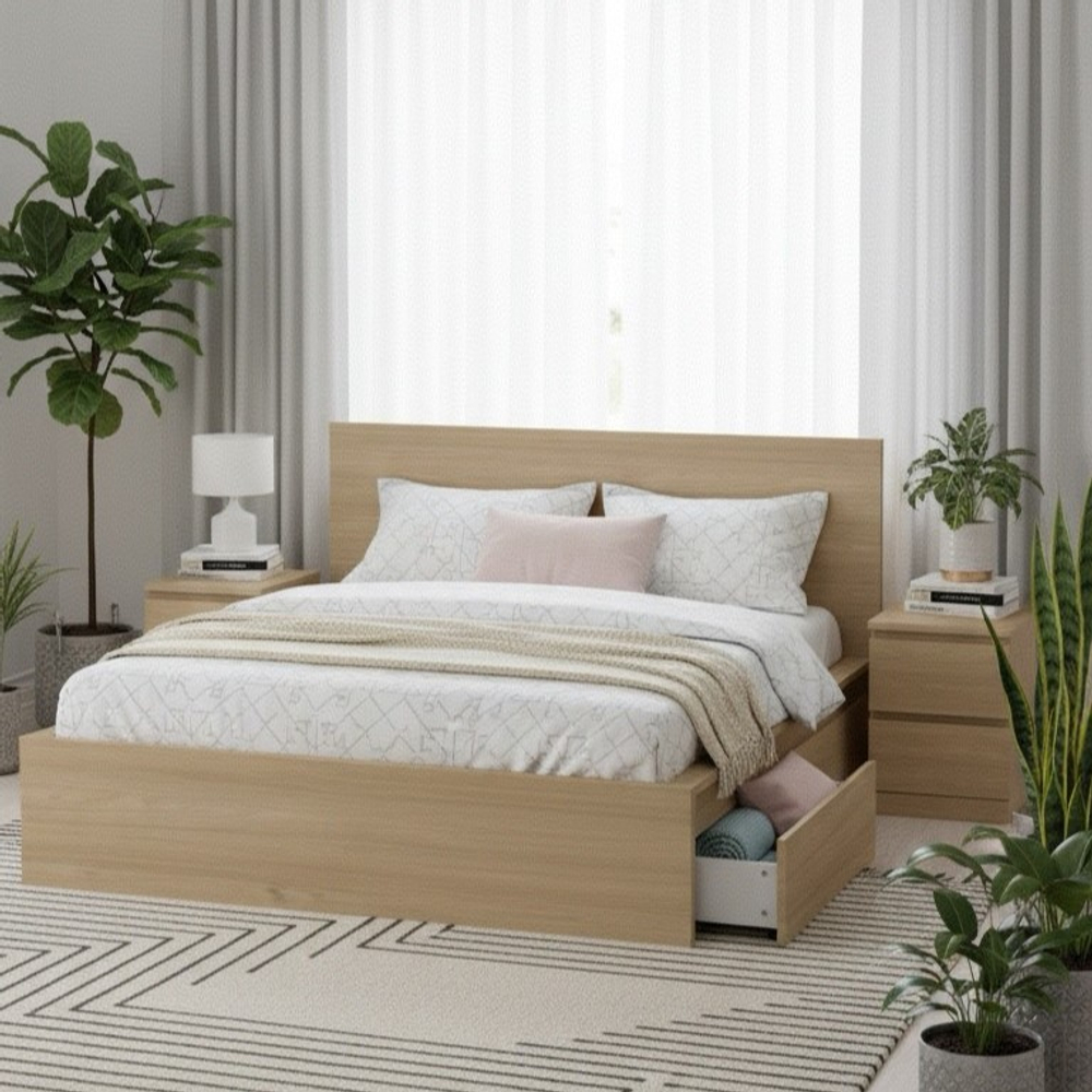 Комод Варма 2, 40*40*54 см, скандинавский дуб