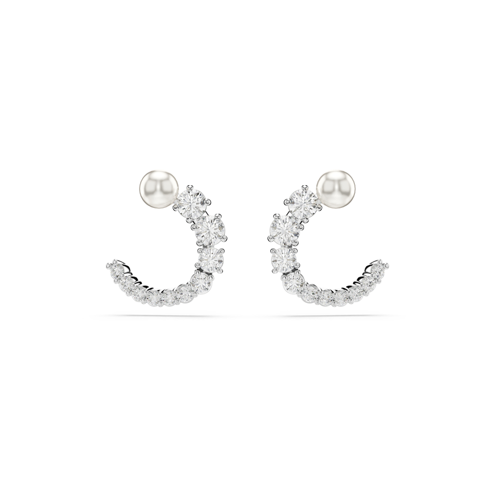 MATRIX:PE STUD CIRCLE WHITE/RHS
