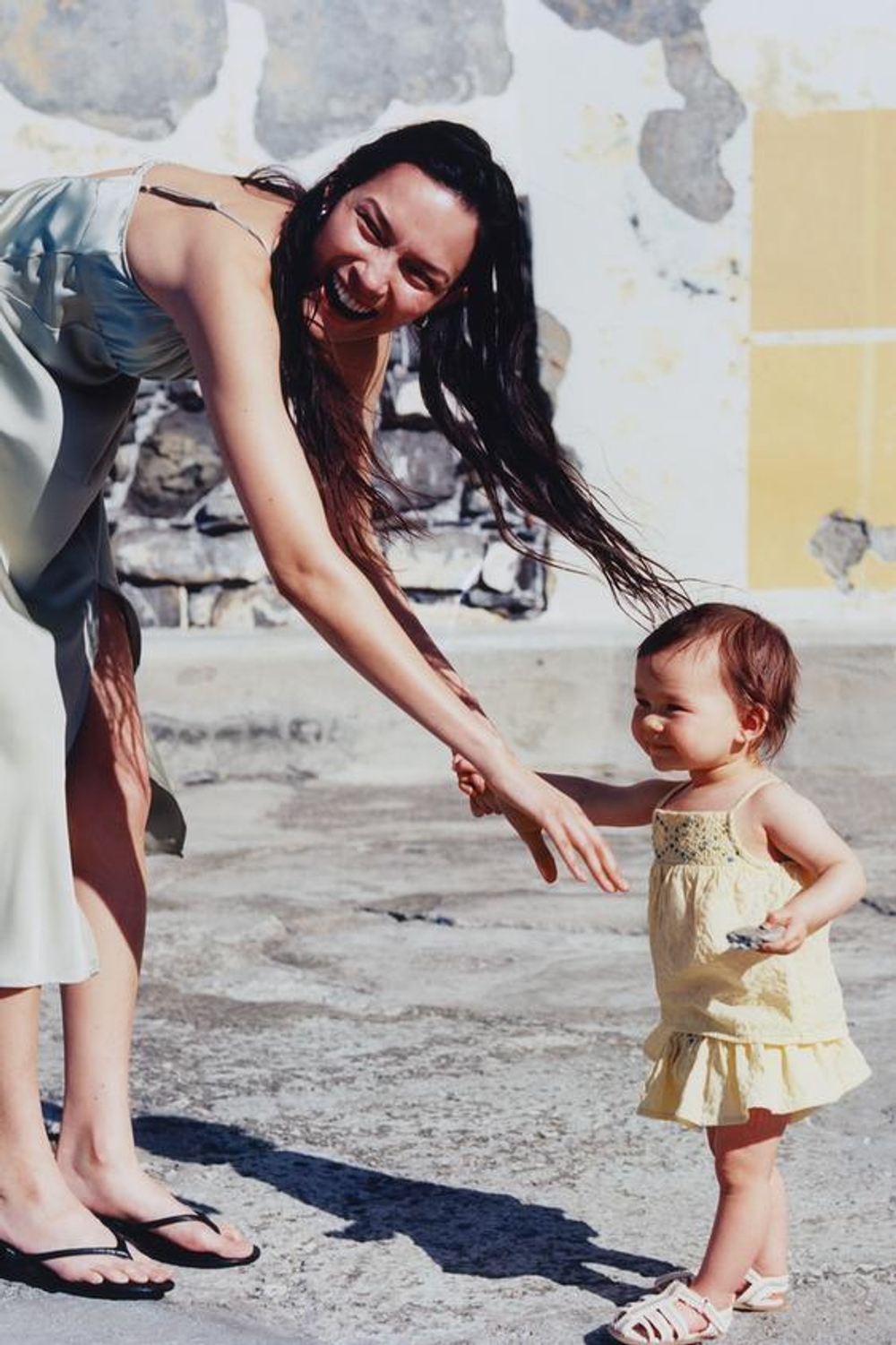 ZARA ТРУСЫ С ВЫШИВКОЙ И ВОЛАНОМ, ВАНИЛЬНЫЙ