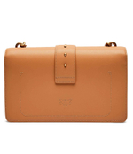 Кожаная сумка-мессенджер love one classic Pinko - коричневый(100053 A0F1)