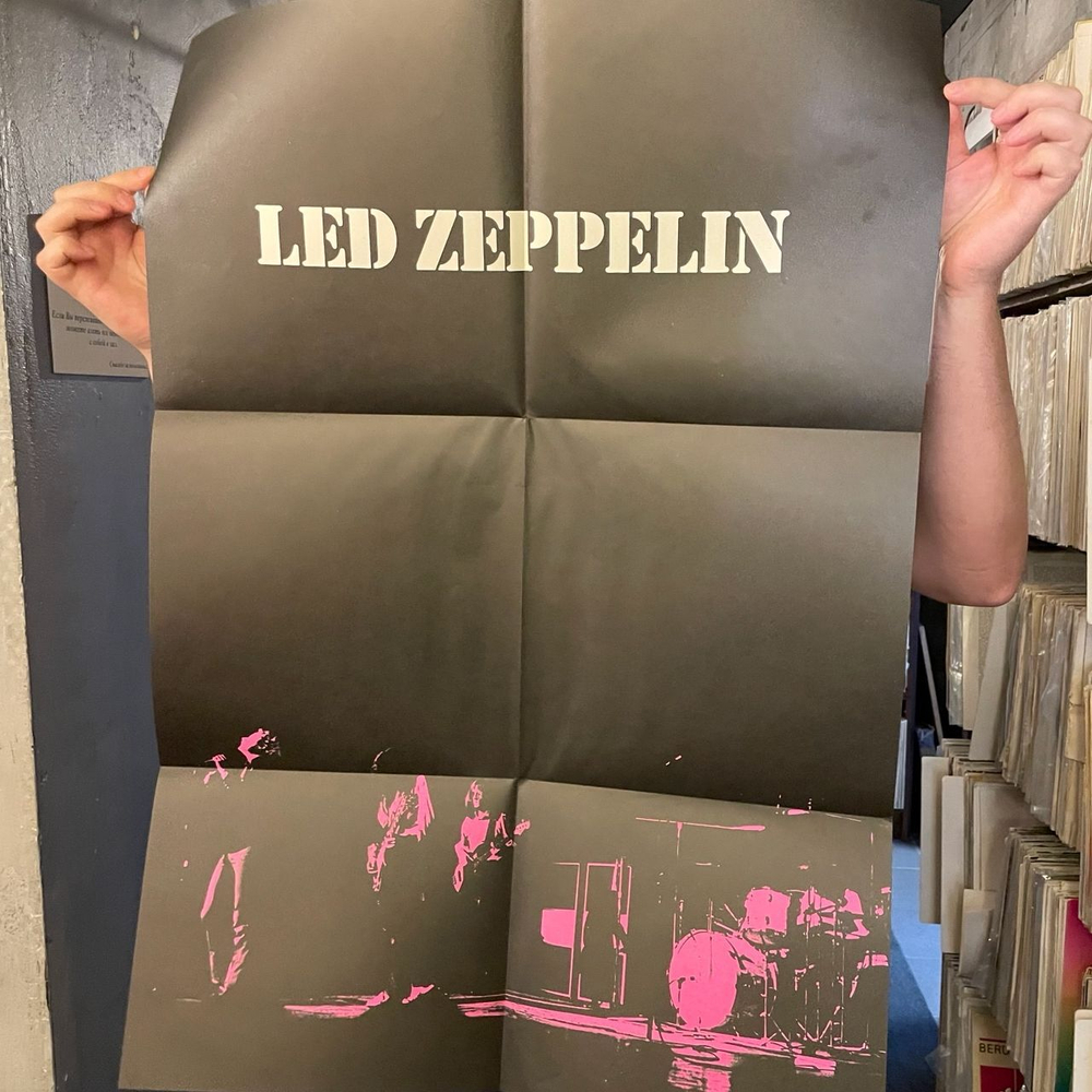 Винтажная виниловая пластинка LP Led Zeppelin (Japan 1976) (No Obi) (Poster)