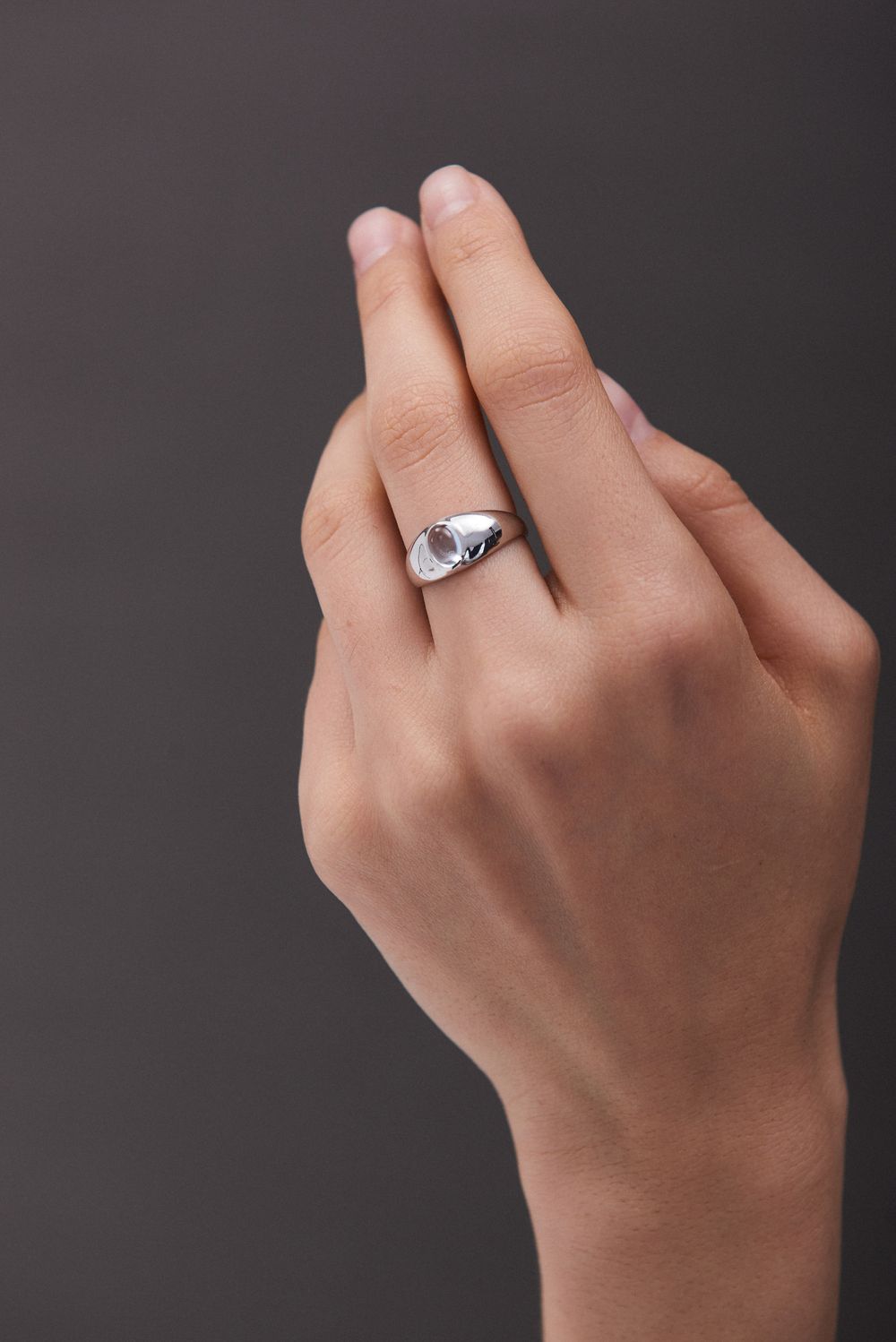 Кольцо Crystal Eye с голубым топазом