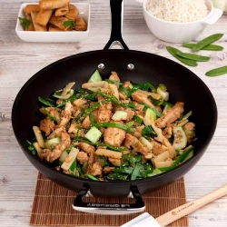 Le Creuset - Кантонский вок с антипригарным покрытием PRO 30см / артикул   51104300010202  / GTIN 630870273213