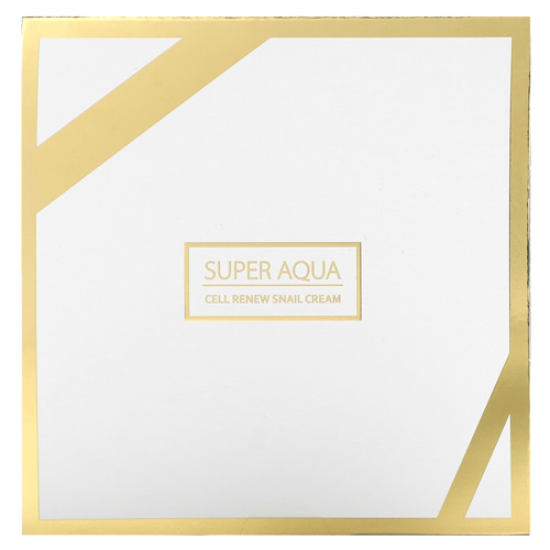 Missha, Super Aqua, восстанавливающий крем с экстрактом секрета улитки для обновления клеток кожи, 52 мл (1,75 жидк. унции)