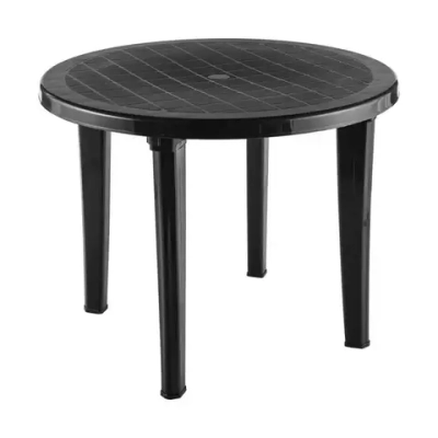 Стол круглый антрацит 950х740мм