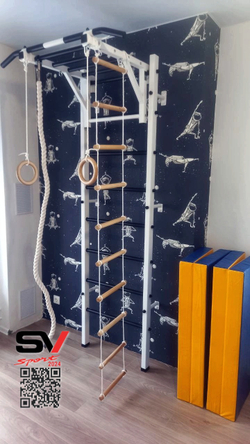 Монтаж шведской стенки Sv Sport в бетонные, кирпичные стены