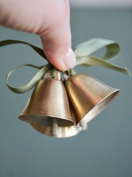 Колокольчик маленький латунь 3,2х3,2 см (3 шт)