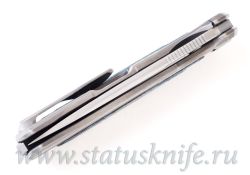 Нож Широгоров Флиппер F95NL 3M M390 CF ARCTIC STORM MRBSфотография - 10