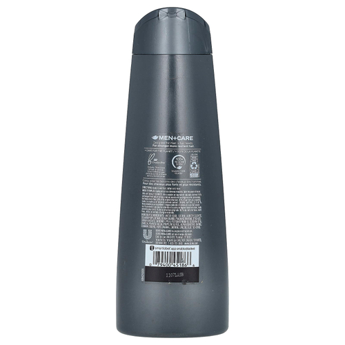 Dove, Men + Care, шампунь, очищающий, уголь и глина, 355 мл (12 жидк. унц.)