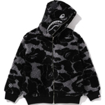 A Bathing Ape Abc Camo Boa Shark Relaxed Fit Худи черный