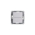 GLOSSA 2-клавишный ВЫКЛЮЧАТЕЛЬ, сх.5, 10АХ, механизм, БЕЛЫЙ