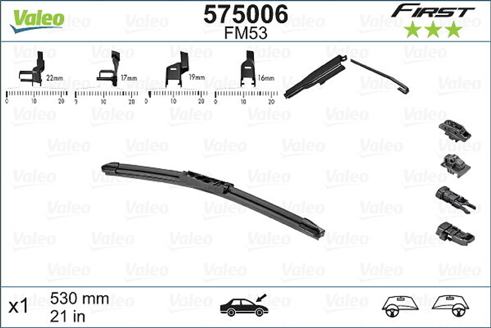 VALEO - 575006-VAL - Wiper Blade