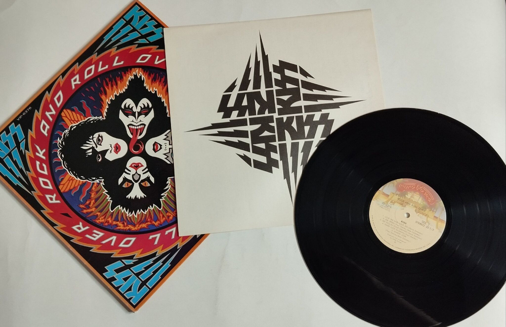 Винтажная виниловая пластинка LP Kiss Rock And Roll Over (Japan 1976) (No Obi)
